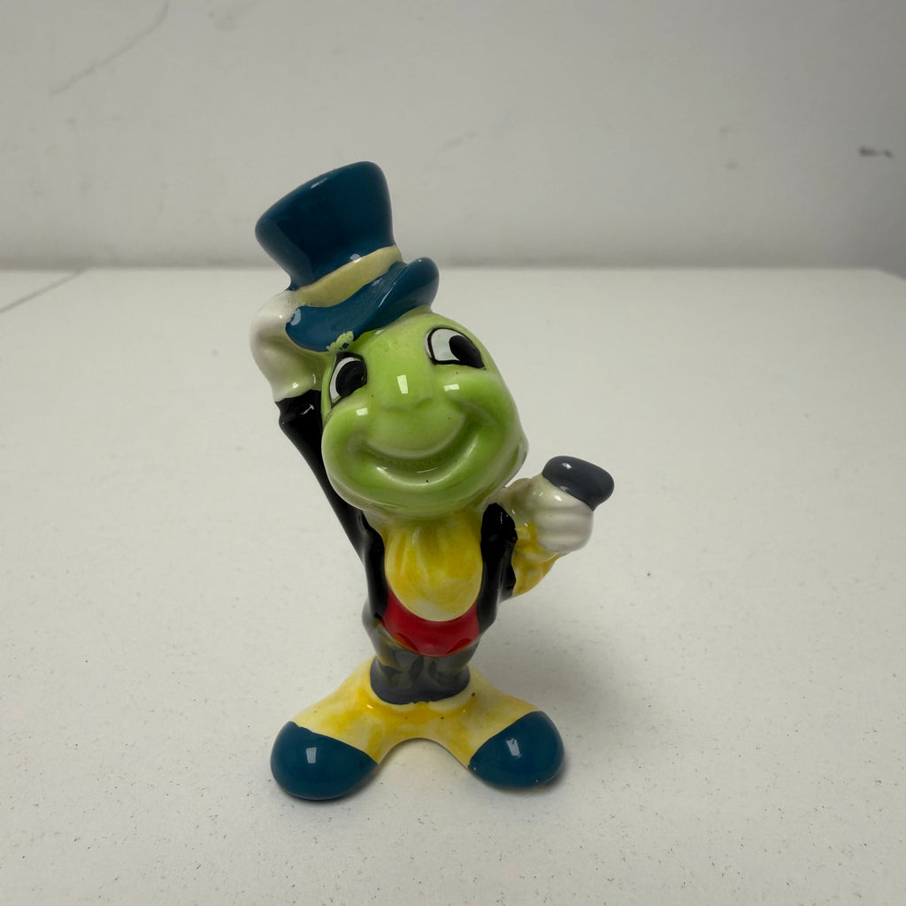 Vintage Walt Disney Productions Jiminy Cricket Ceramic Figurine