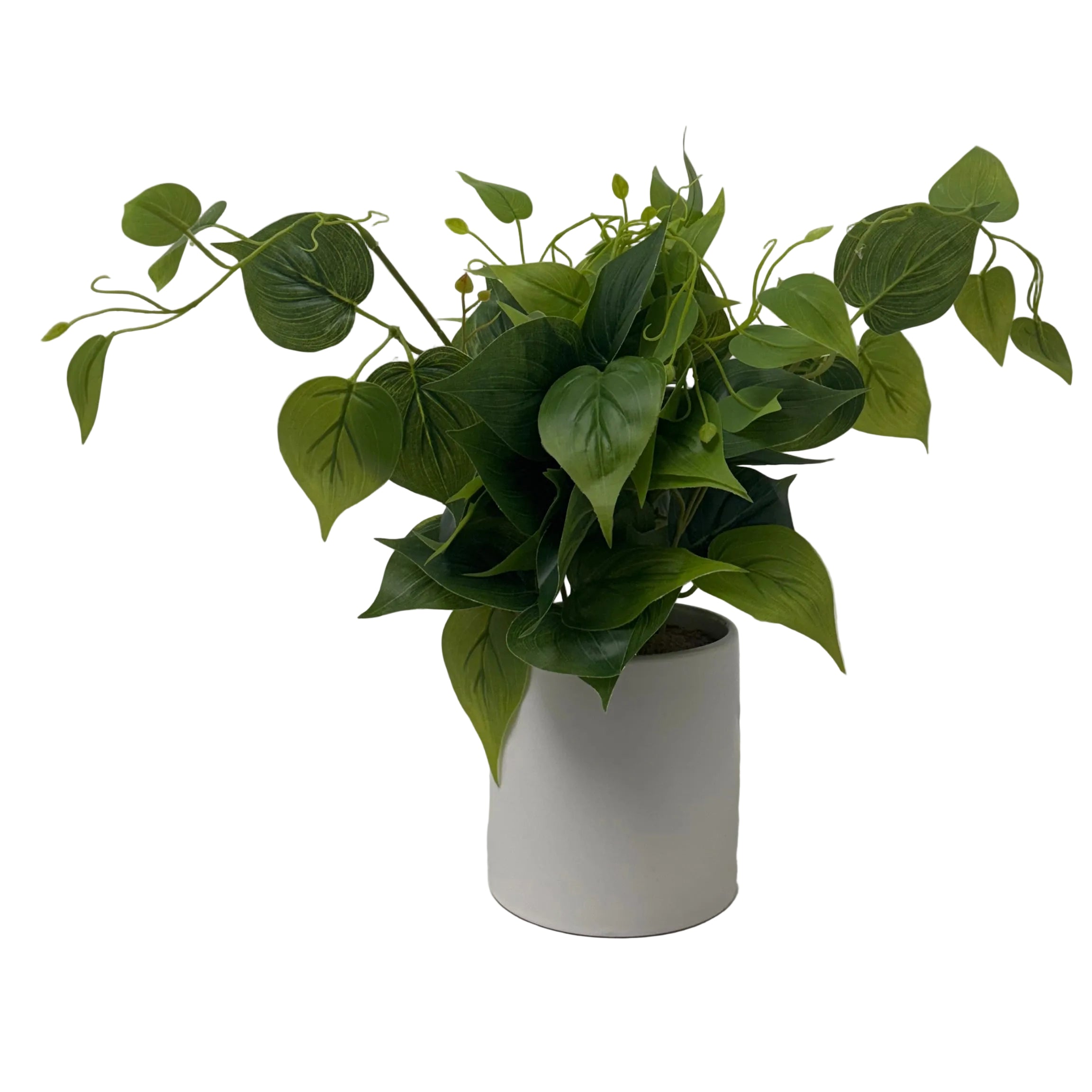Artificial Plant in White Ceramic Pot