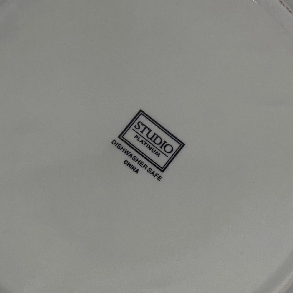 Porcelain Dinner Plates - Set of 12