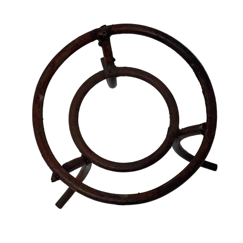 Hand Crafted Metal Sphere on Stand
