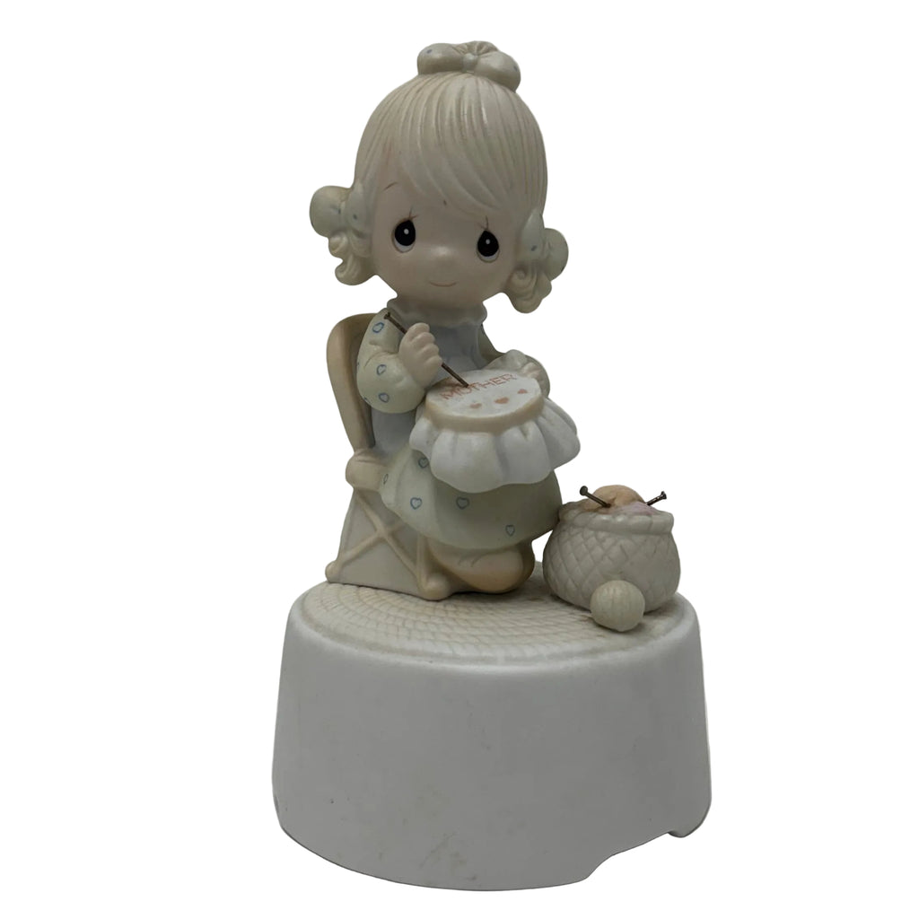 Precious Moments "Mother Sew Dear" Music Box