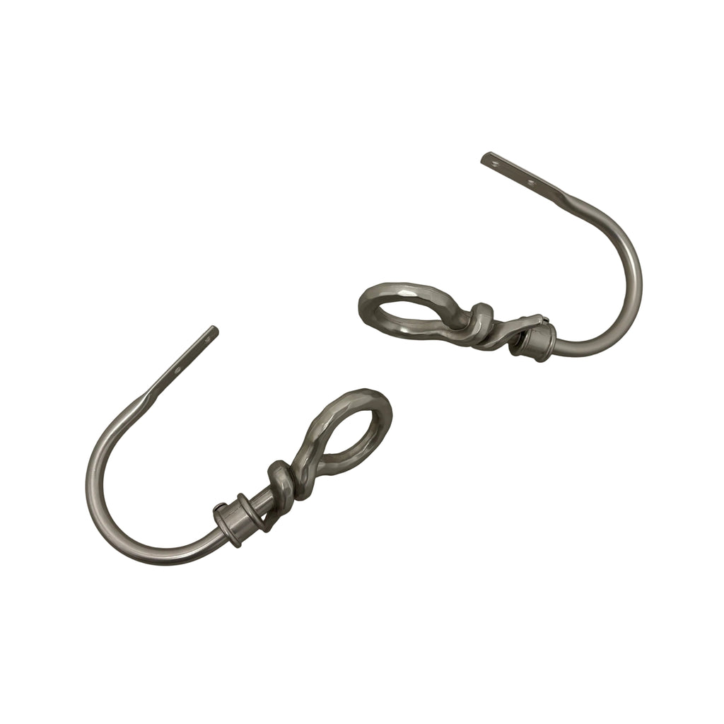 Pair of Metal Nautical Knot Curtain Holdback