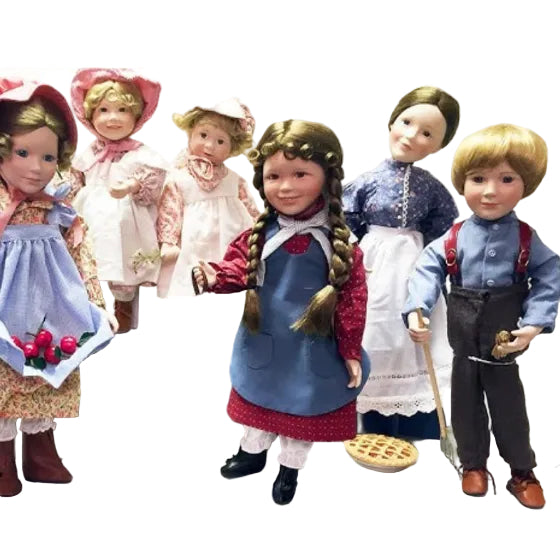 Vintage Little House on the Prairie Porcelain Doll by Ashton-Drake Galleries - Carrie