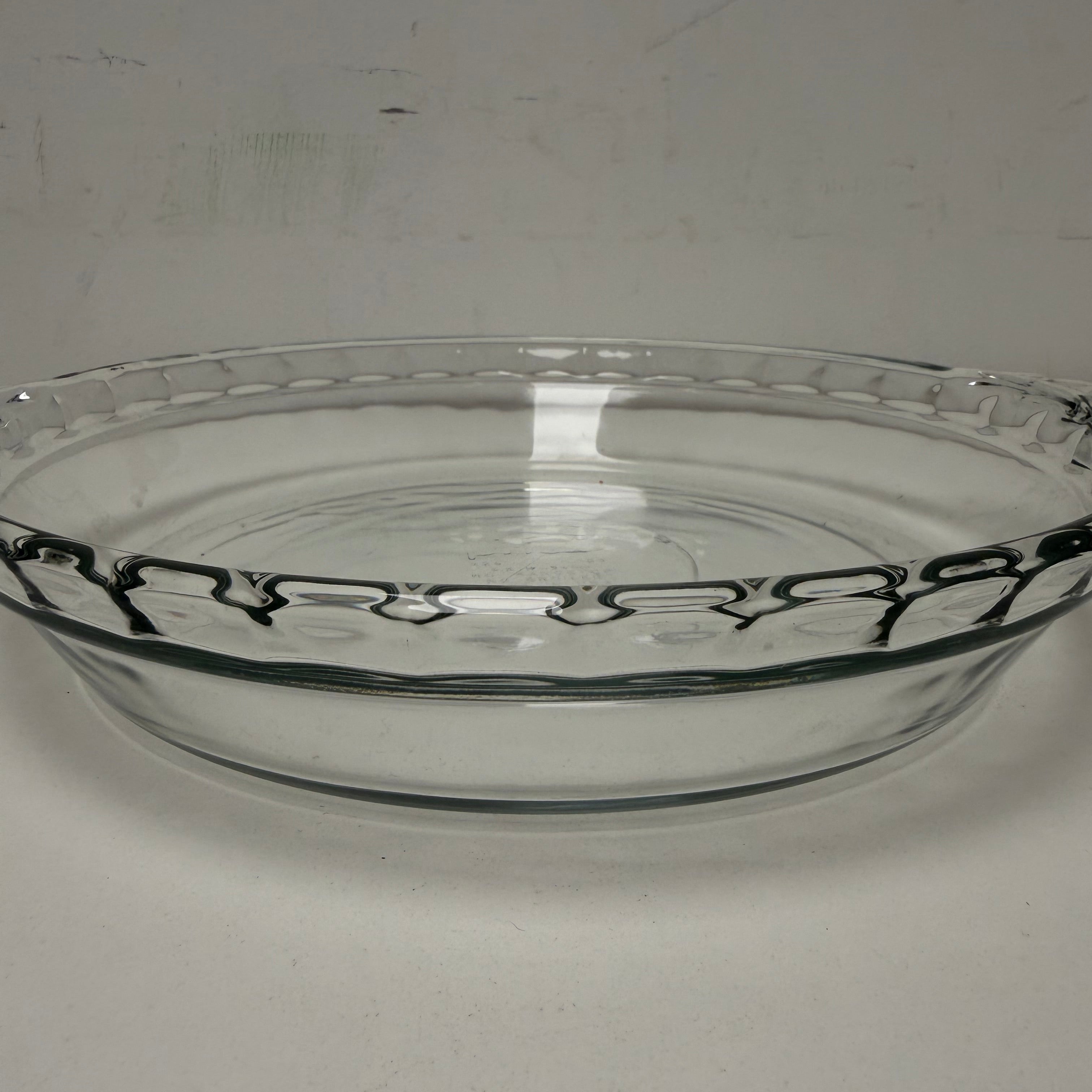 Vintage 9-1/2" Pyrex Glass Pie Plate