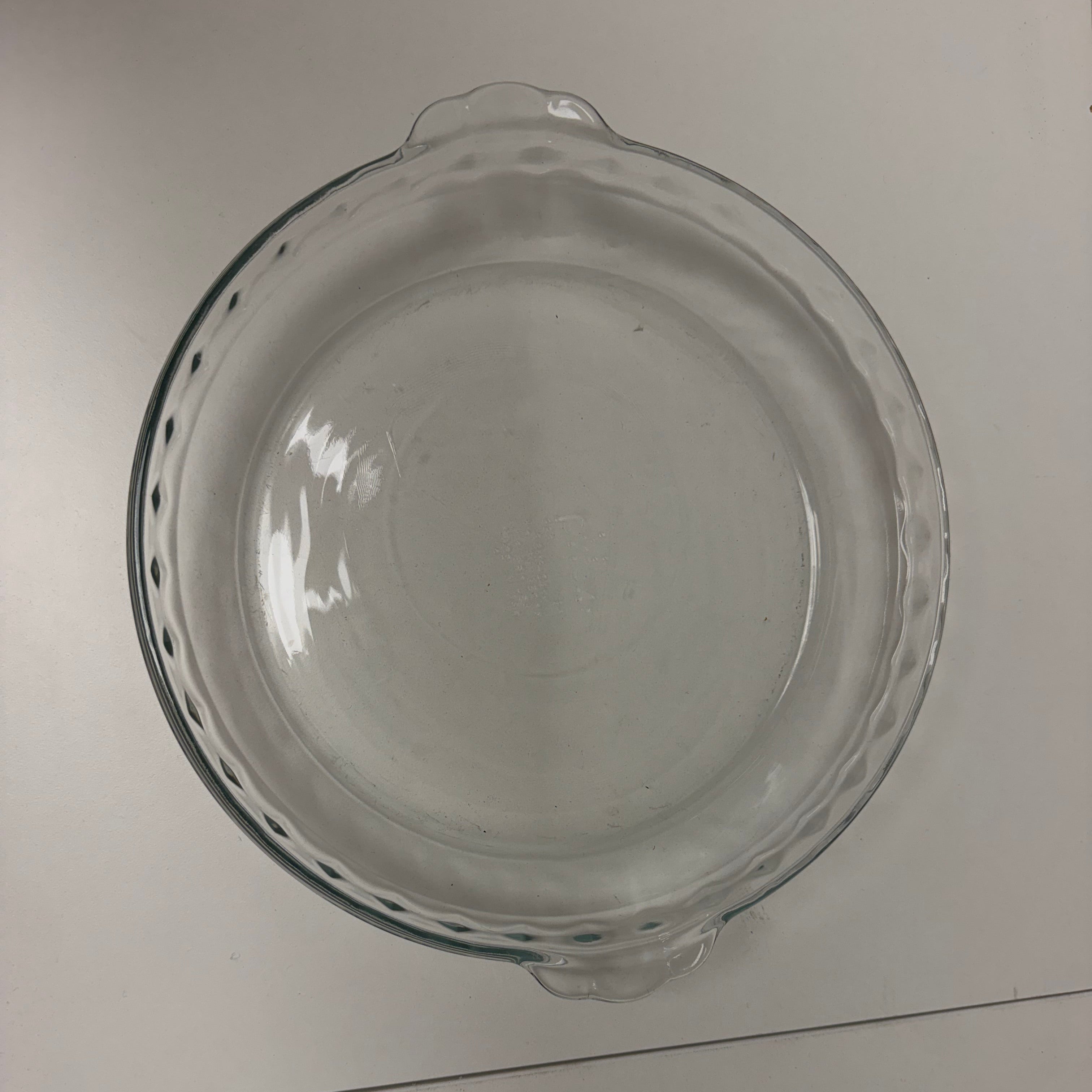 Vintage 9-1/2" Pyrex Glass Pie Plate