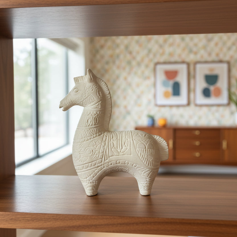 Bitossi-Style Horse Figurine
