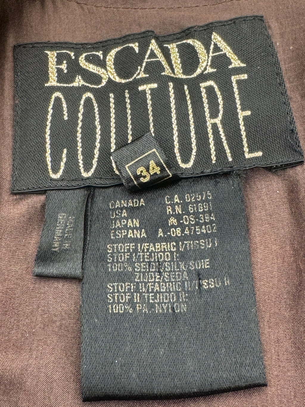 Escada Couture Formal Dress