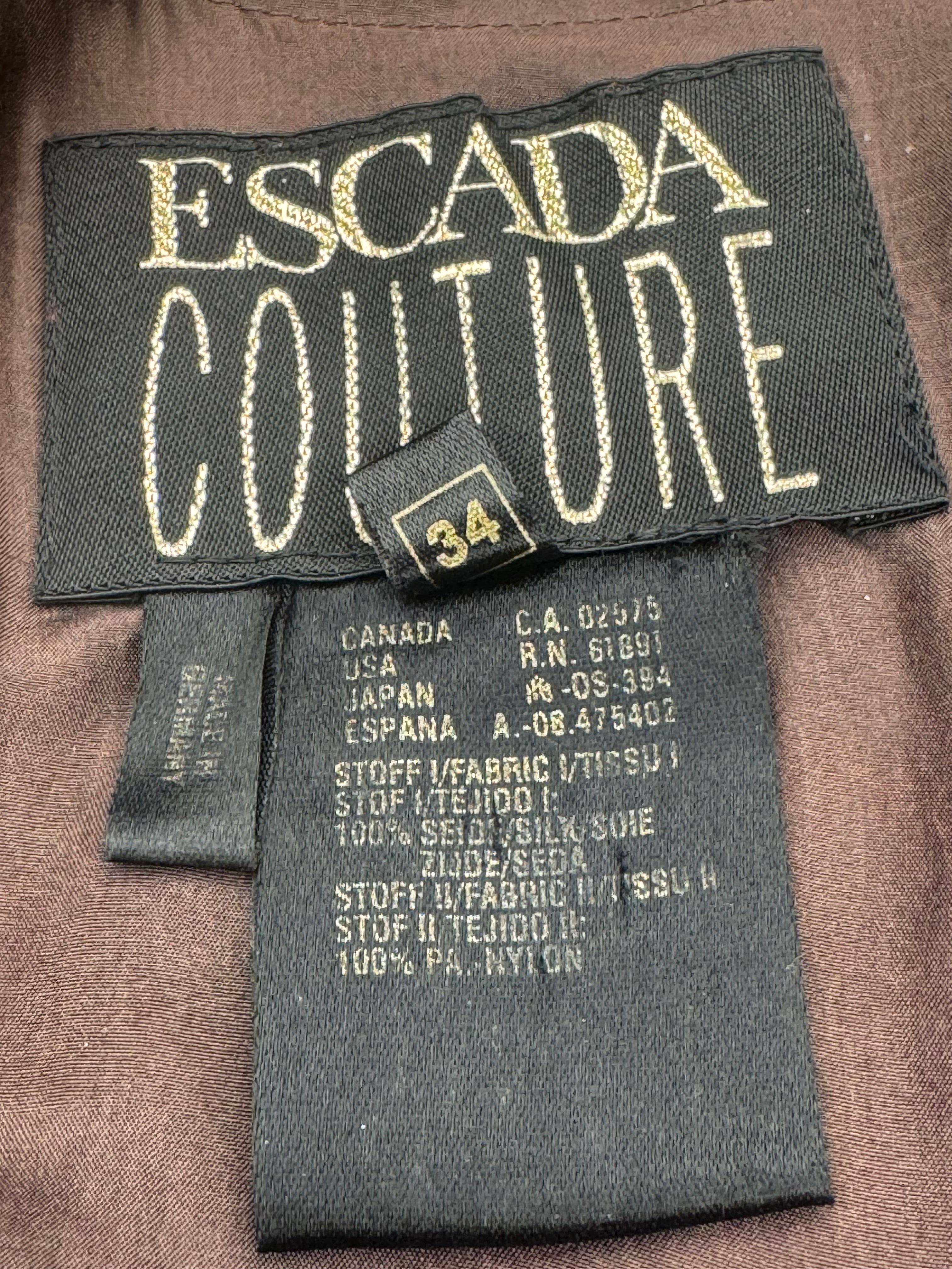 Escada Couture Formal Dress