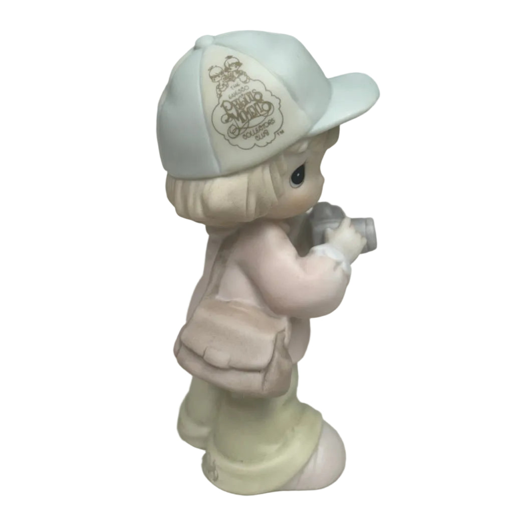 Vintage Girl with Camera Precious Moments Figurine