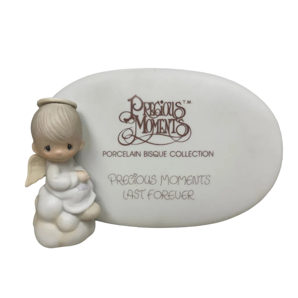 "Precious Moments Last Forever" Display Sign