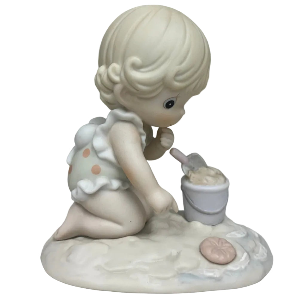 "His Little Treasure" Precious Moments 1993 Members Only Figurine