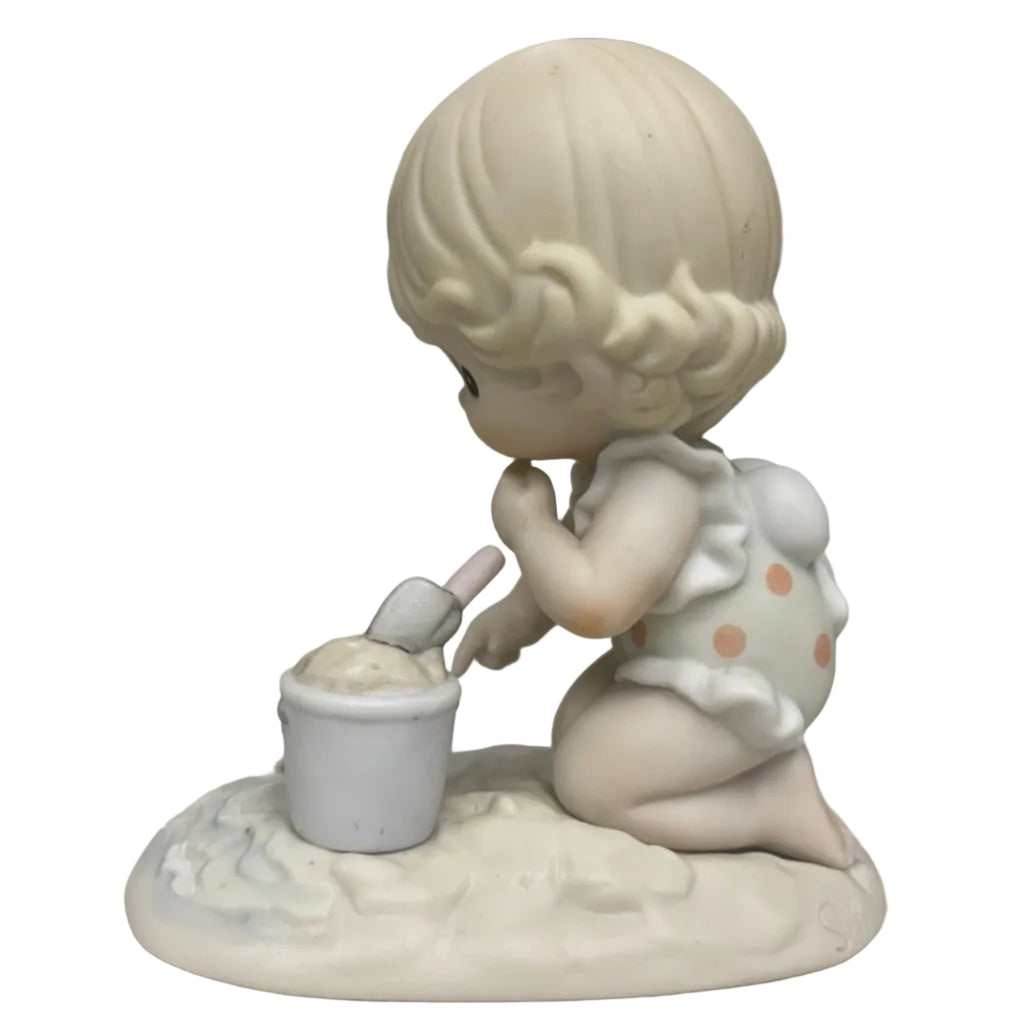 "His Little Treasure" Precious Moments 1993 Members Only Figurine