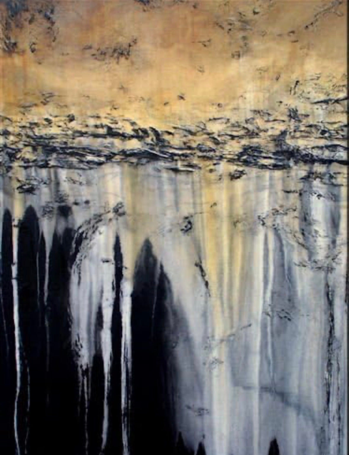 "Tranquil Earth" Limited Edition Hand Embellished Abstract by Eloise Holbrook