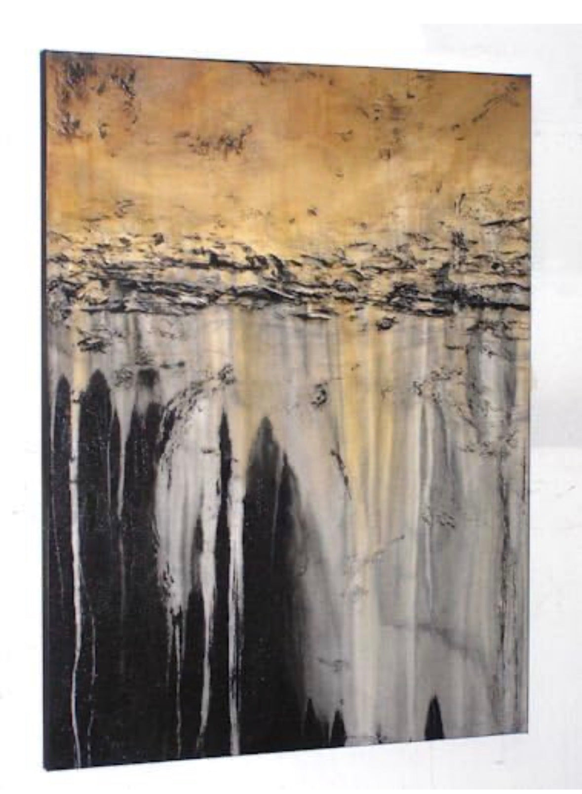 "Tranquil Earth" Limited Edition Hand Embellished Abstract by Eloise Holbrook