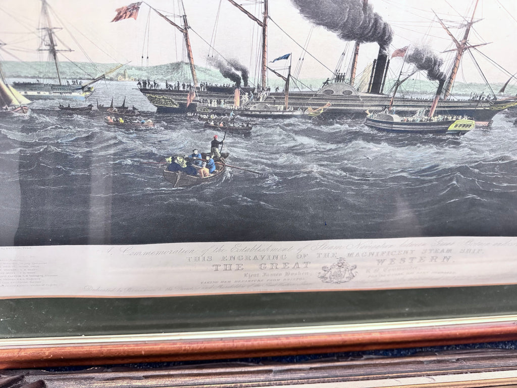 Framed Print of the Steam Ship 'Great Western'