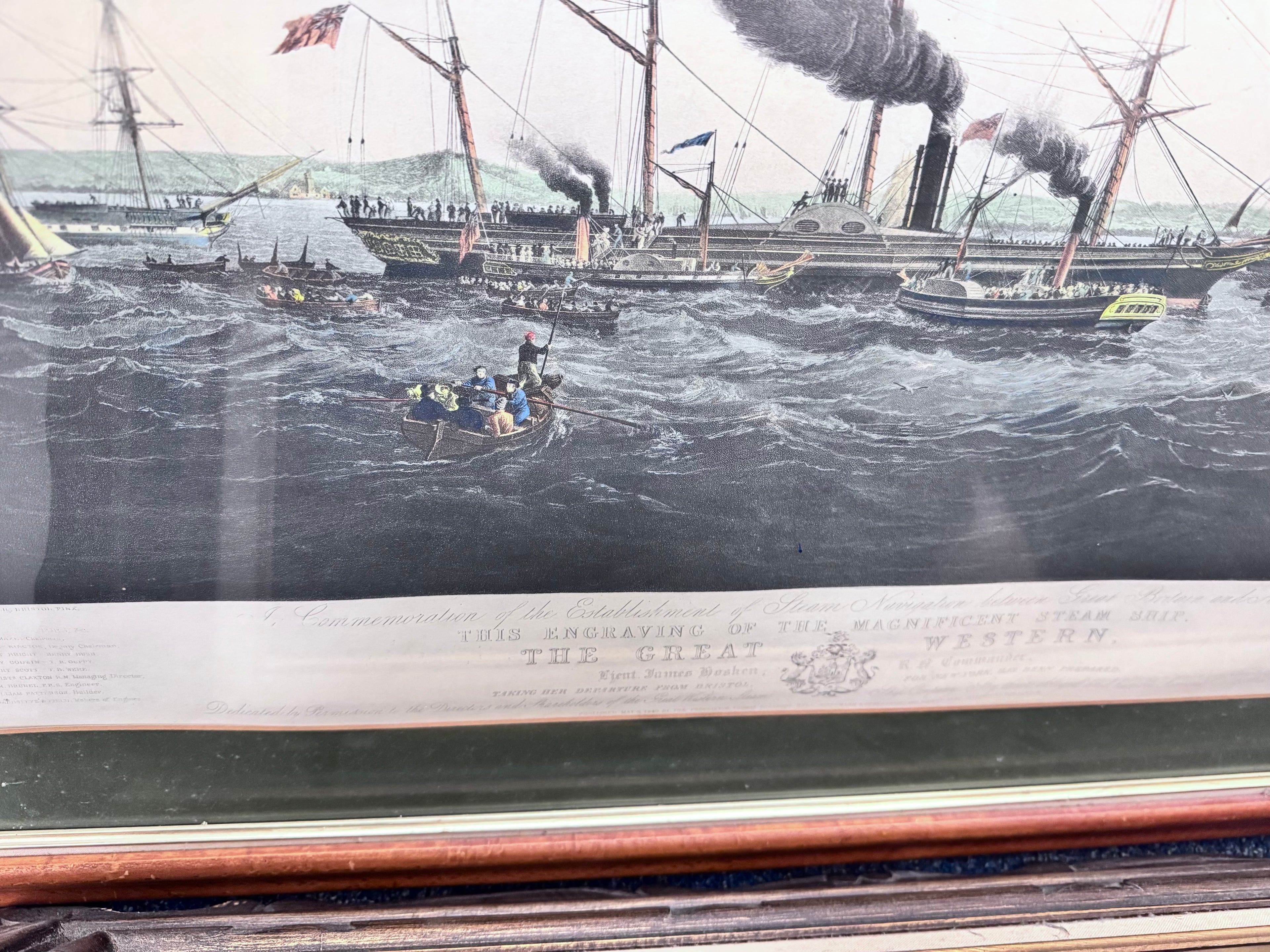 Framed Print of the Steam Ship 'Great Western'