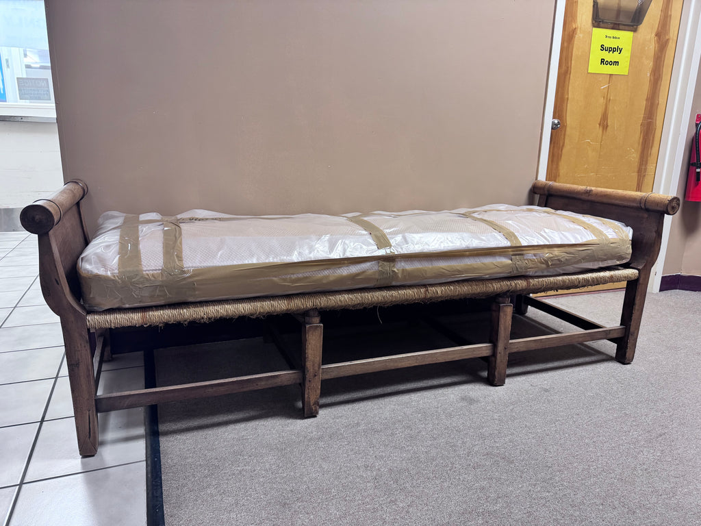 Large Wooden Hall Bench