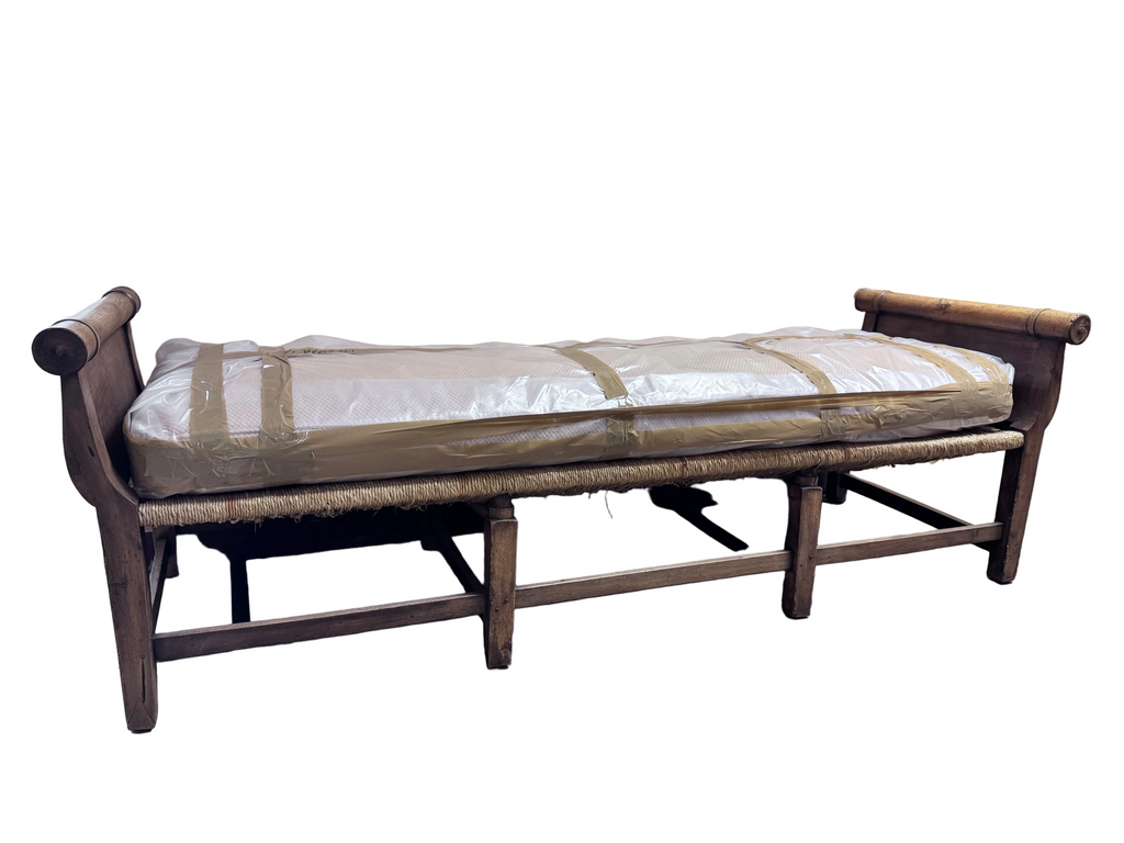 Large Wooden Hall Bench