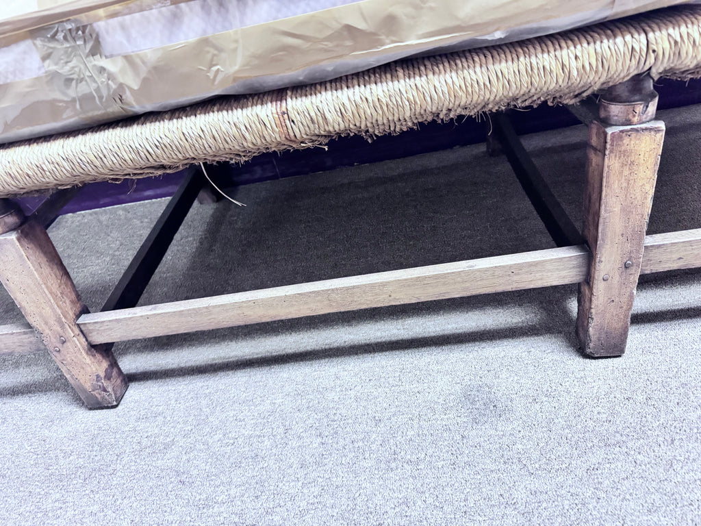 Large Wooden Hall Bench