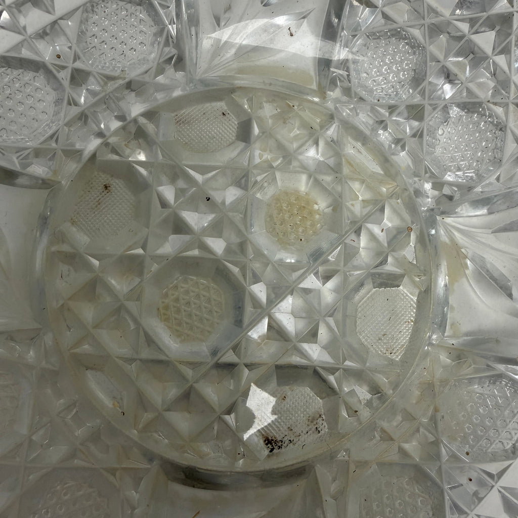 Vintage American Brilliant Period-Style Crystal Bowl