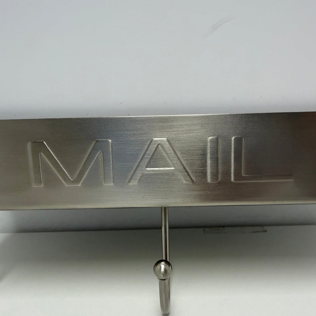 Threshold Mail Holder with Key Hooks