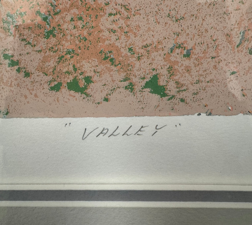 "Valley" by David Gordon, Signed and Numbered Print