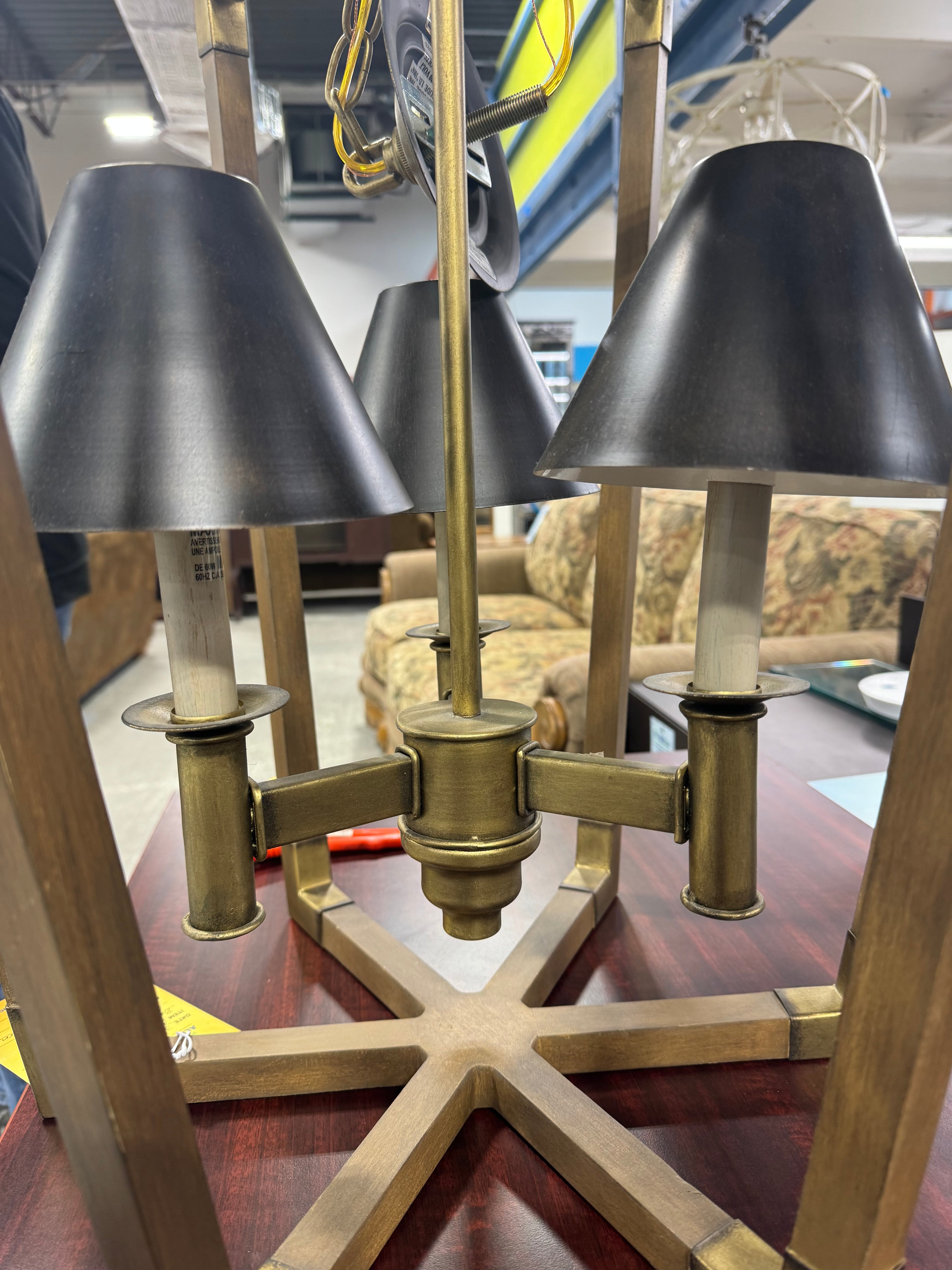 Currey & Company Bastian Large Lantern Chandelier