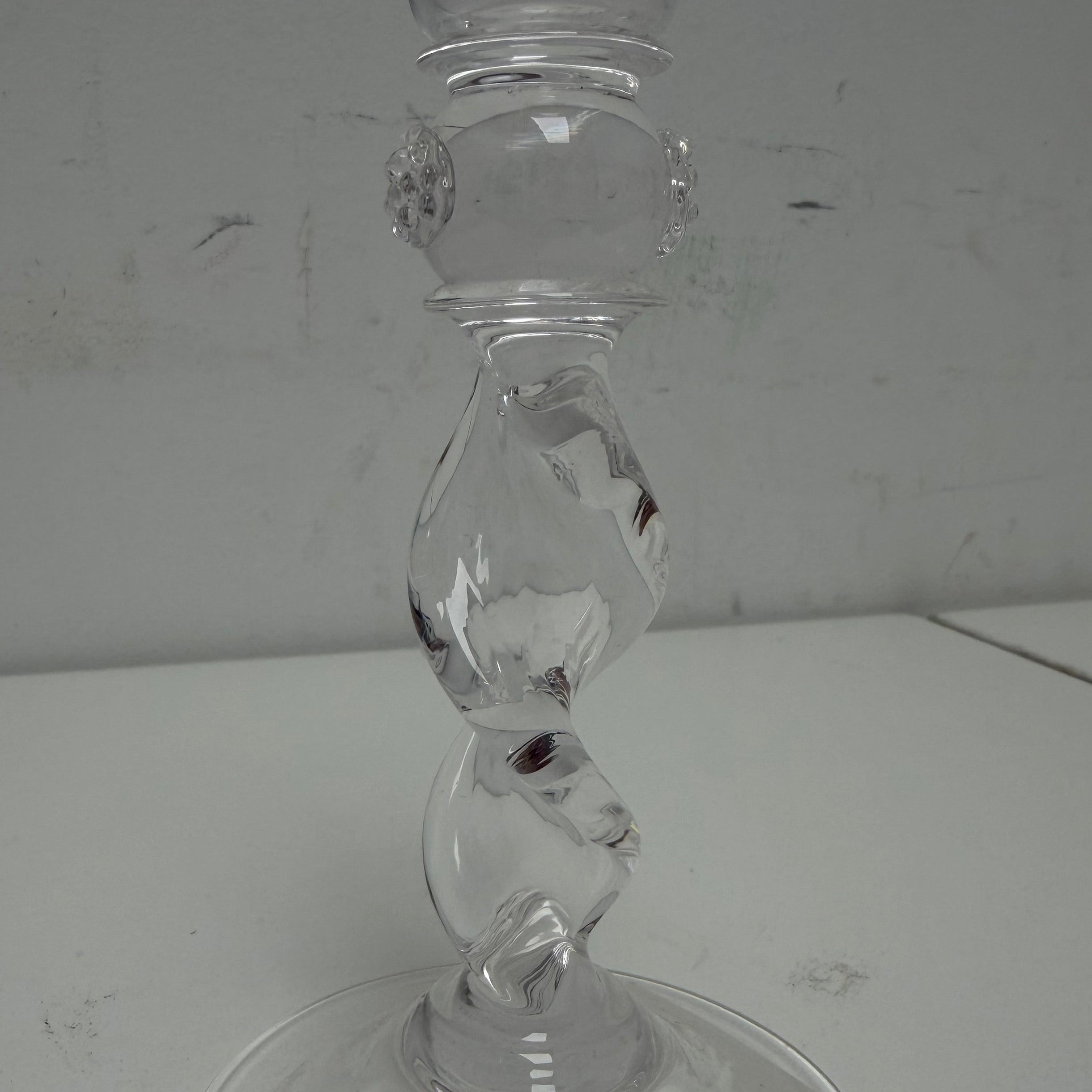 Pair of Heritage Farm & Garden Spiral Candlesticks - Small