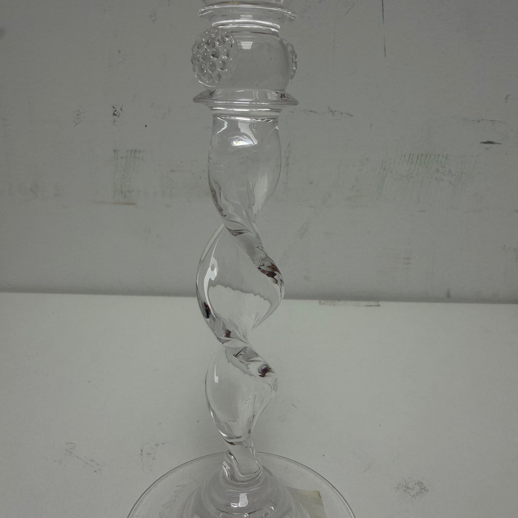 Pair of Heritage Farm & Garden Spiral Candlesticks - Medium