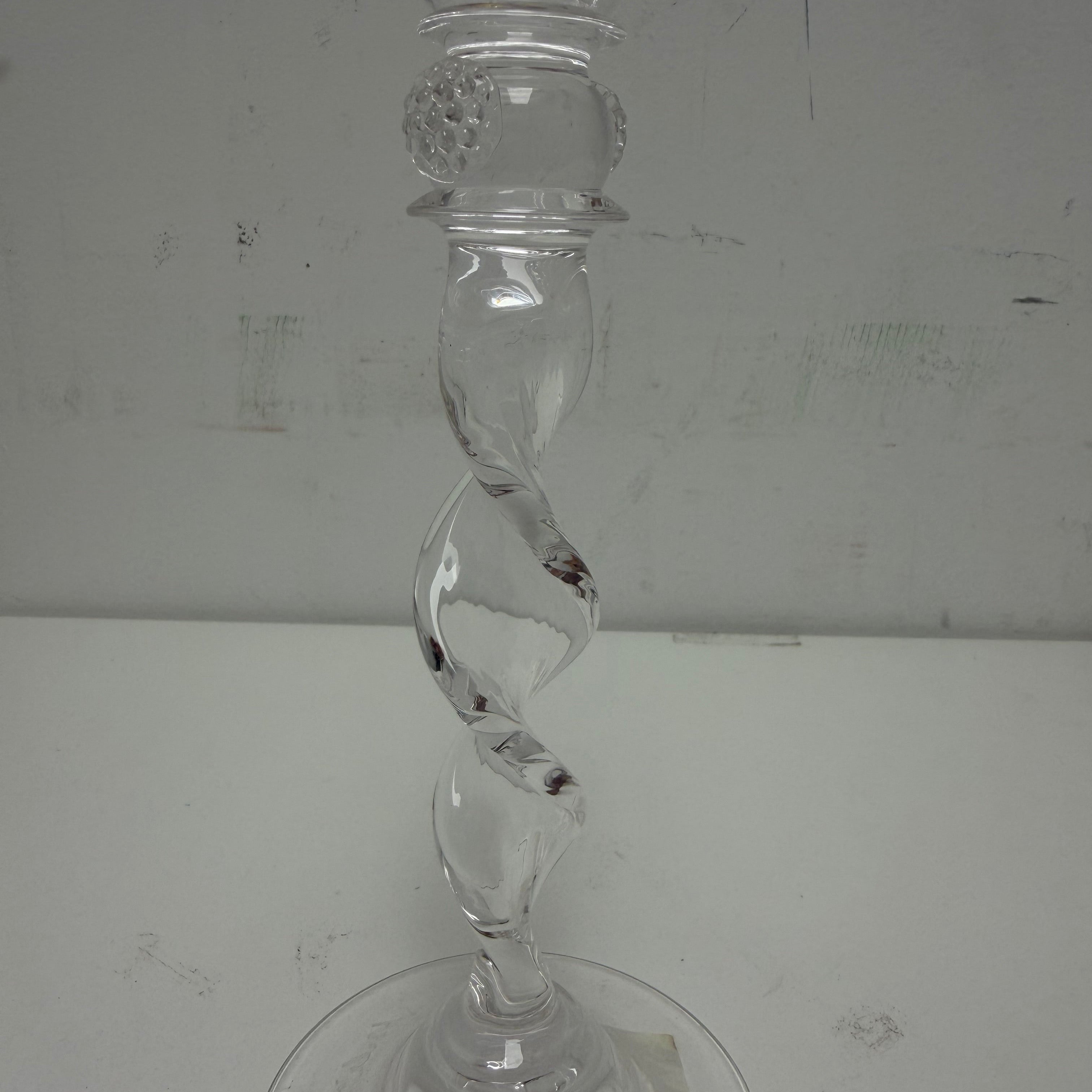 Pair of Heritage Farm & Garden Spiral Candlesticks - Medium