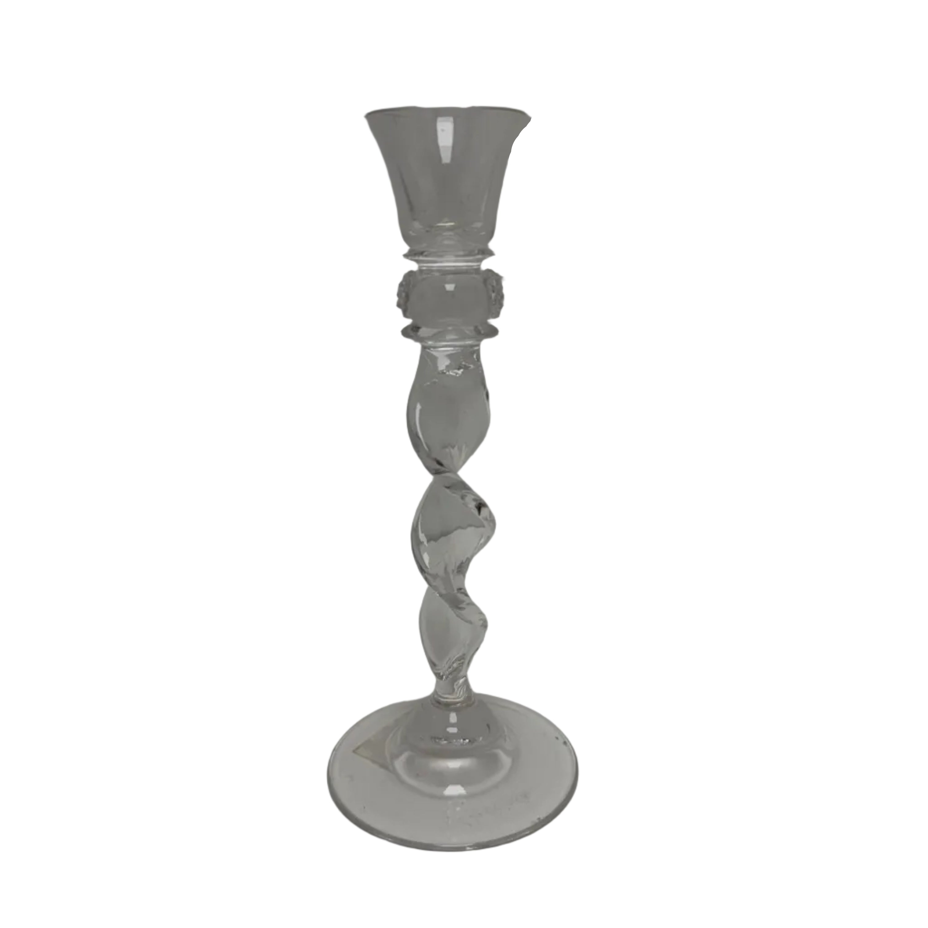 Pair of Heritage Farm & Garden Spiral Candlesticks - Medium