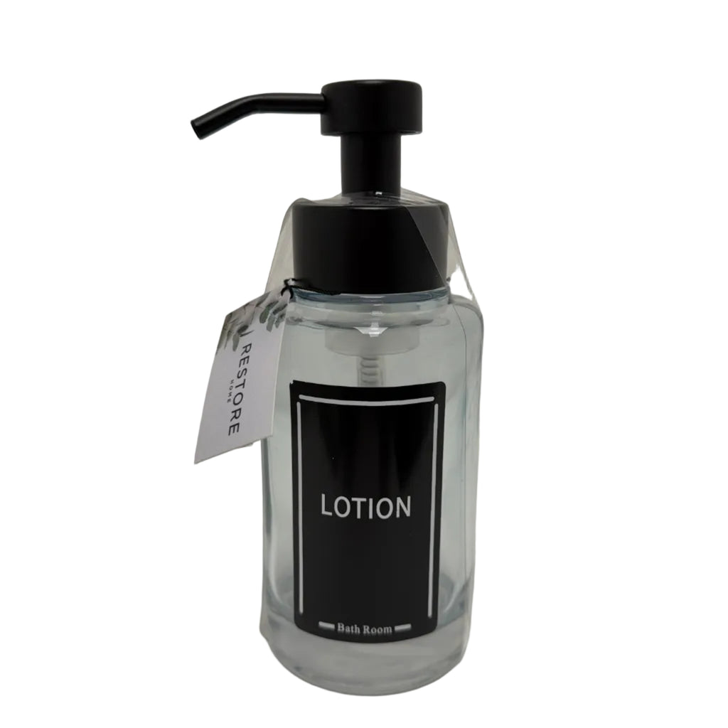 Glass Lotion Dispenser