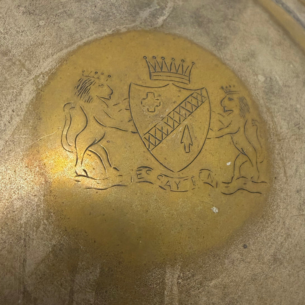 Vintage Brass Silent Butler
