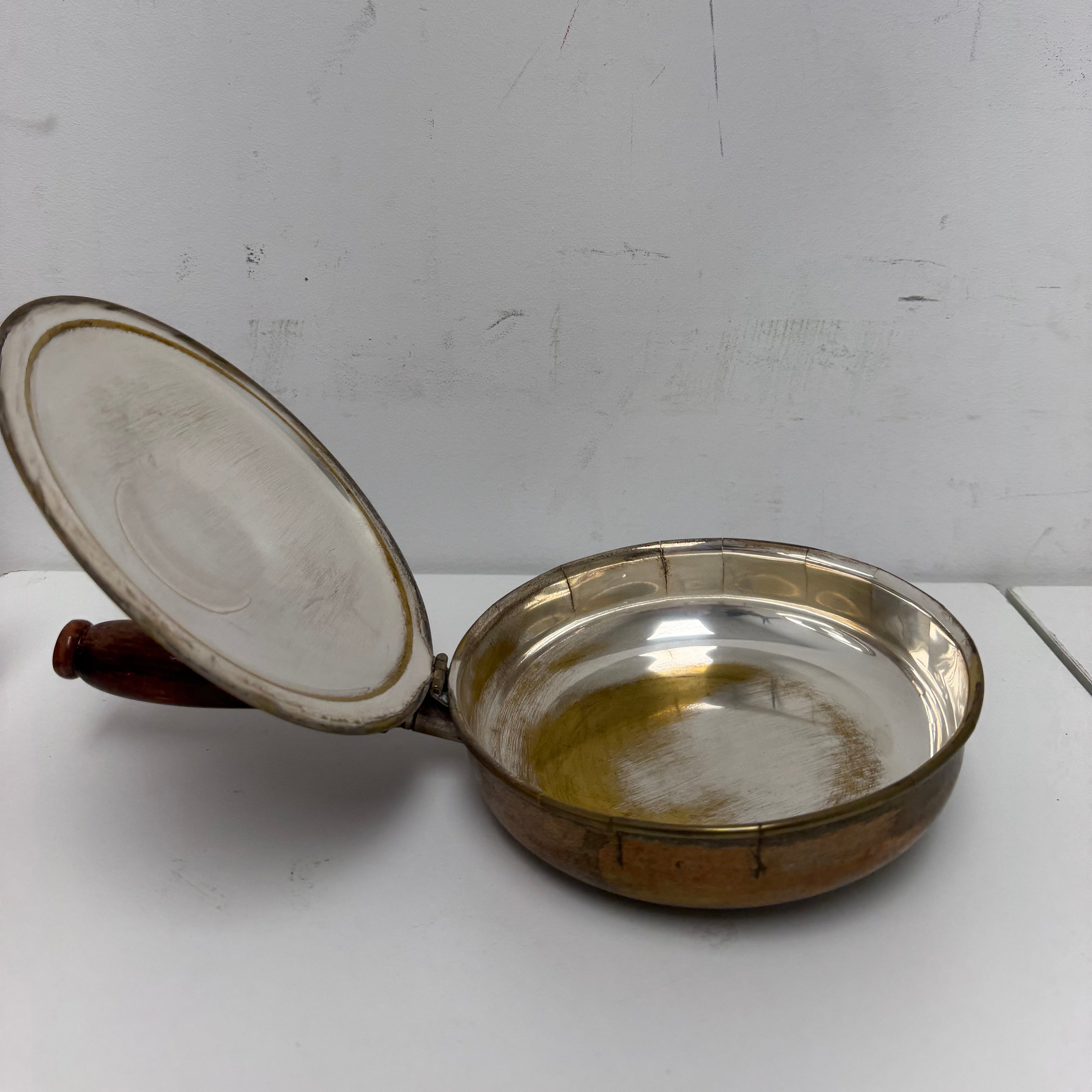 Vintage Brass Silent Butler