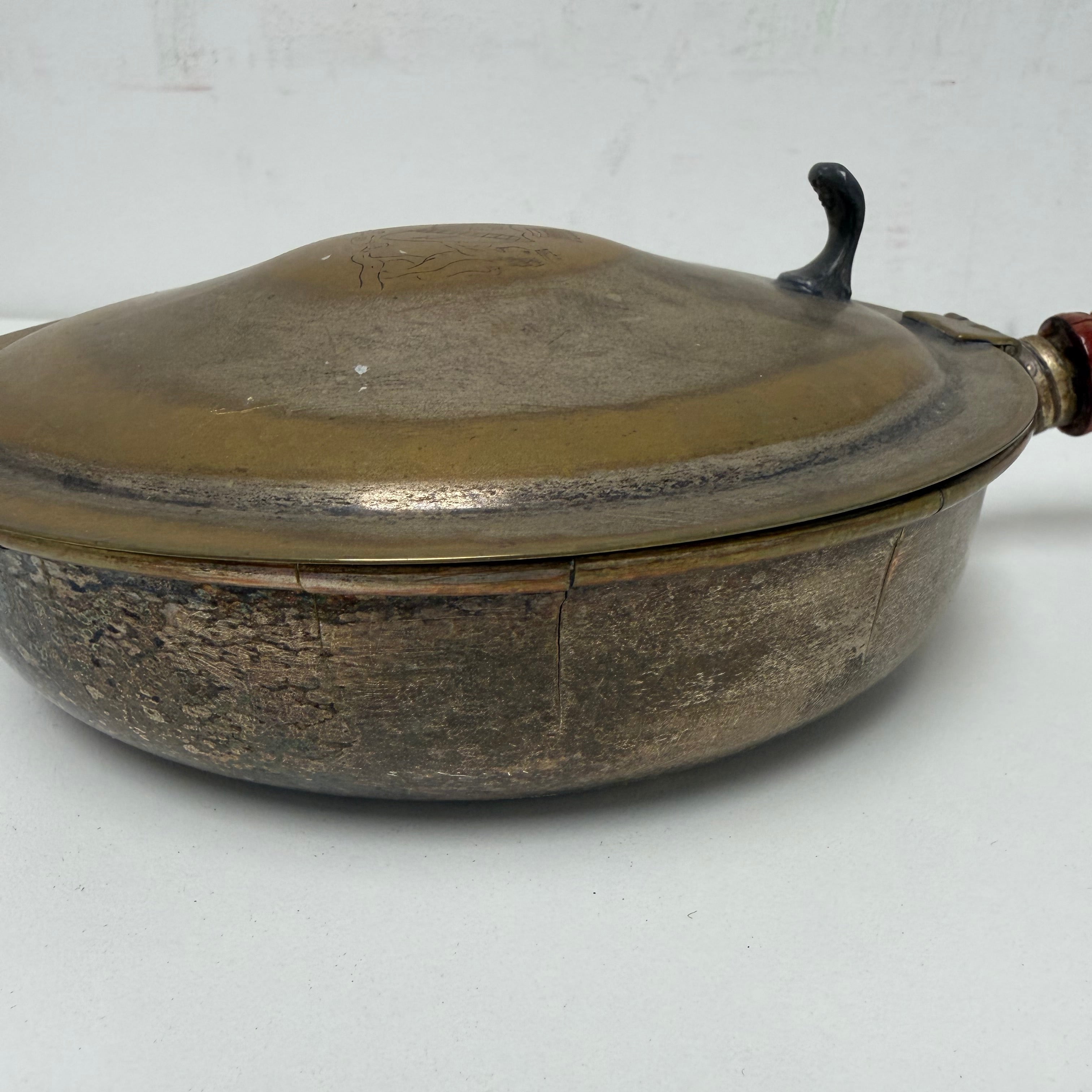 Vintage Brass Silent Butler
