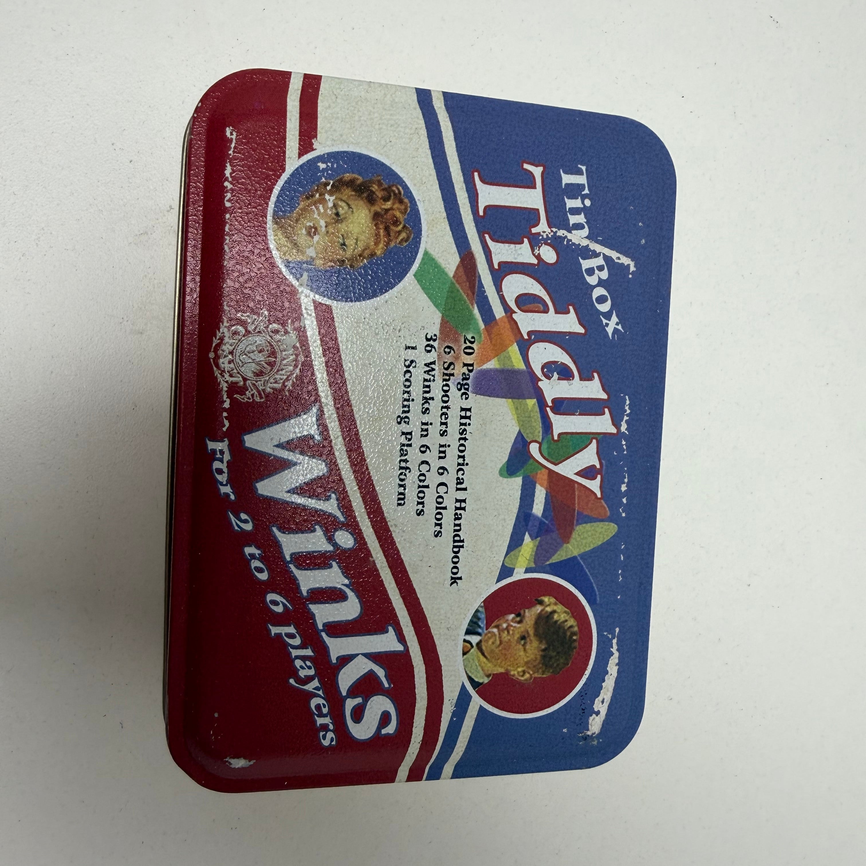 Vintage Tin Box Tiddly Winks