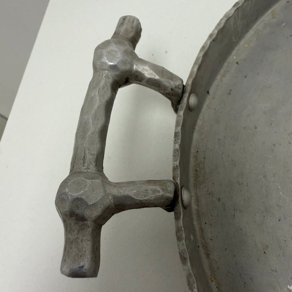 Vintage Everlast Hand-Forged Hammered Aluminum Serving Tray