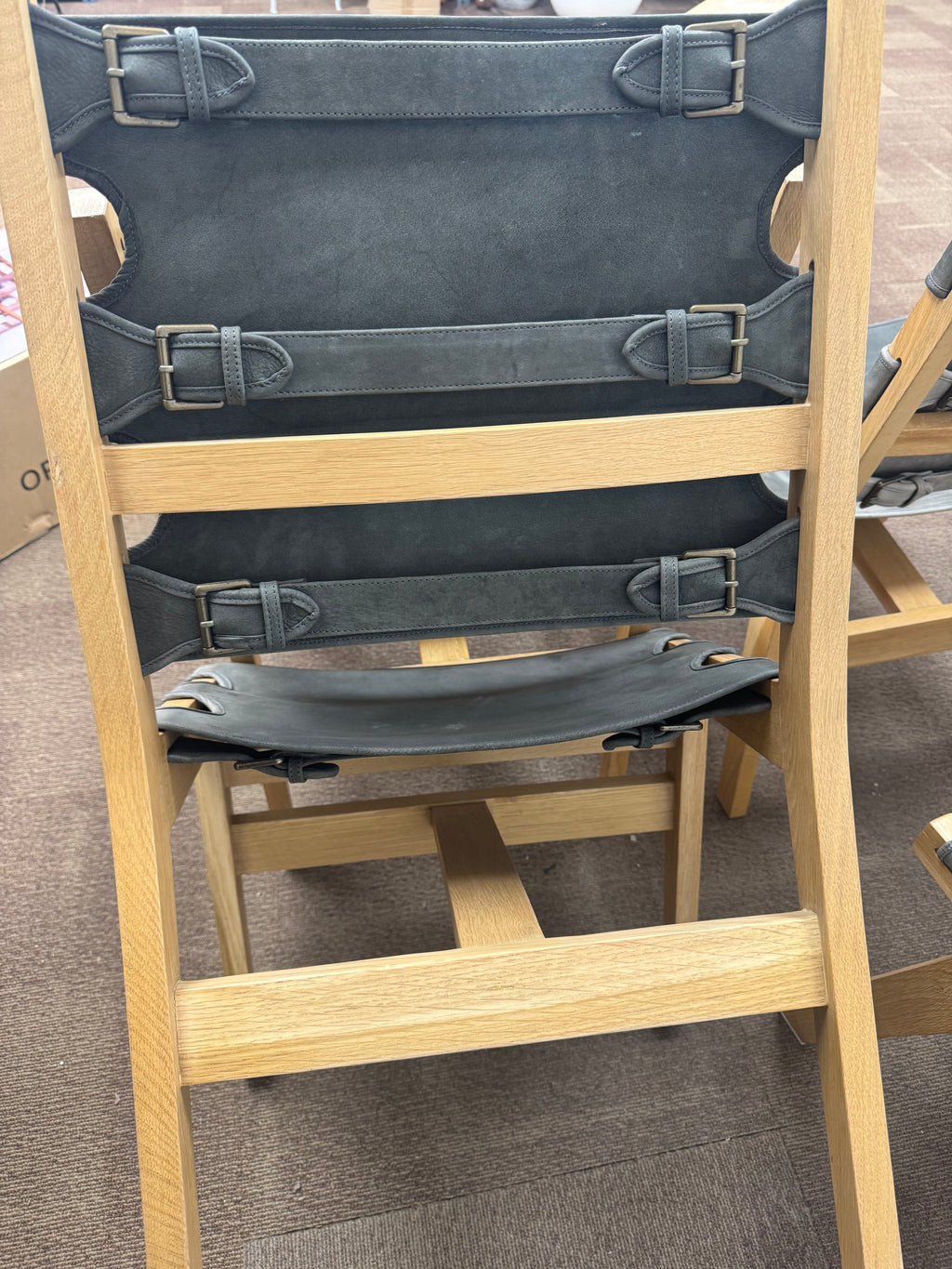 Restoration Hardware Maxson Desk Chair - Charcoal