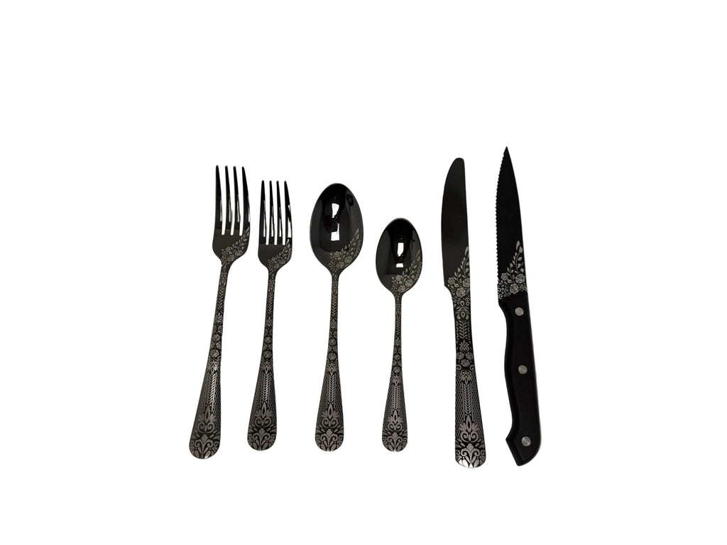 Designer Flatware 24 Piece Set