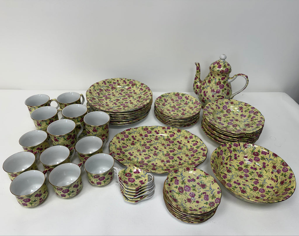 Charlotte Chintz by Royal English China Dinnerware Set
