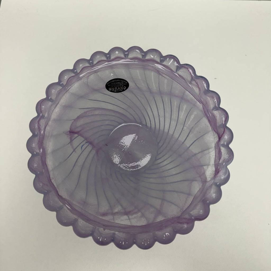 Murano Glass Bowl - Lavender