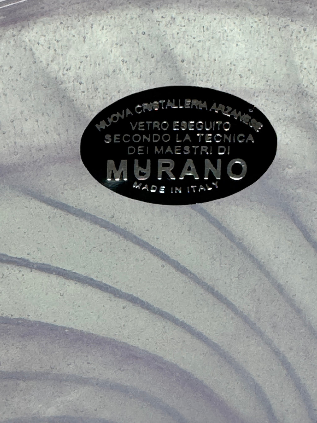 Murano Glass Bowl - Lavender