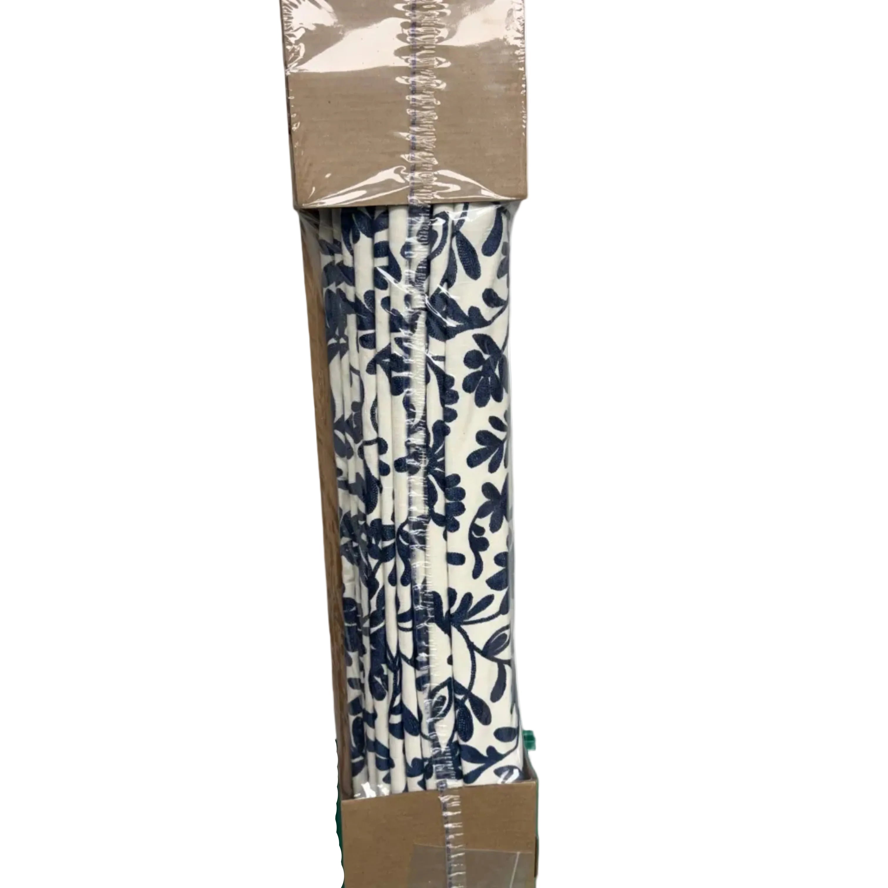 Custom Roman Shade in Floral Pattern