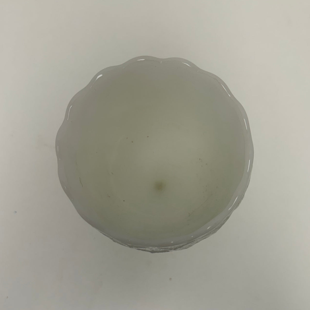 Vintage White Milk Glass Pedestal Goblet