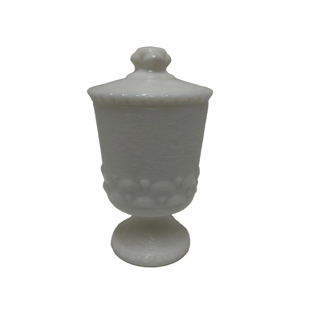Vintage Milk Glass Jar