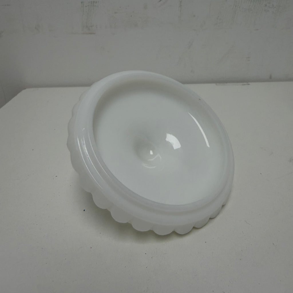 Vintage Milk Glass Jar