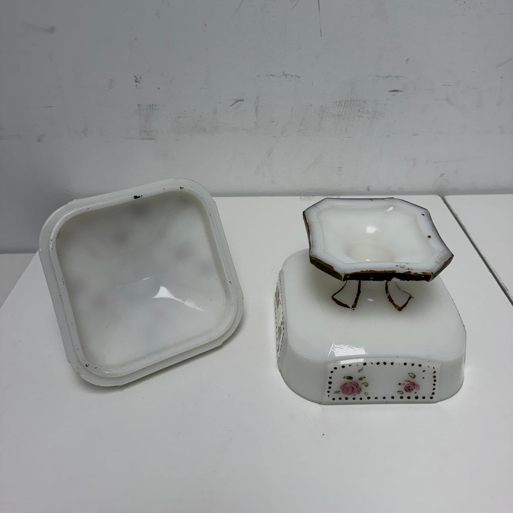 Vintage Hand-Painted Candy Dish