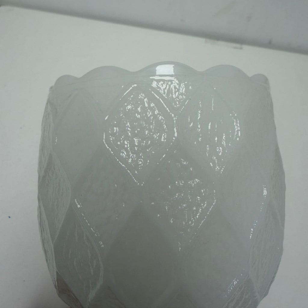 Vintage White Milk Glass Pedestal Goblet