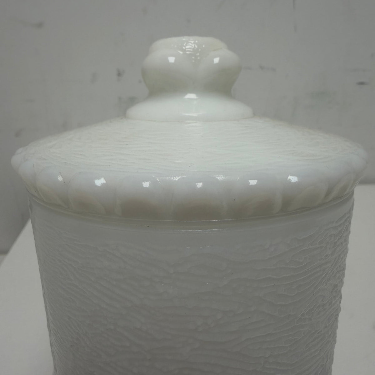 Vintage Milk Glass Jar