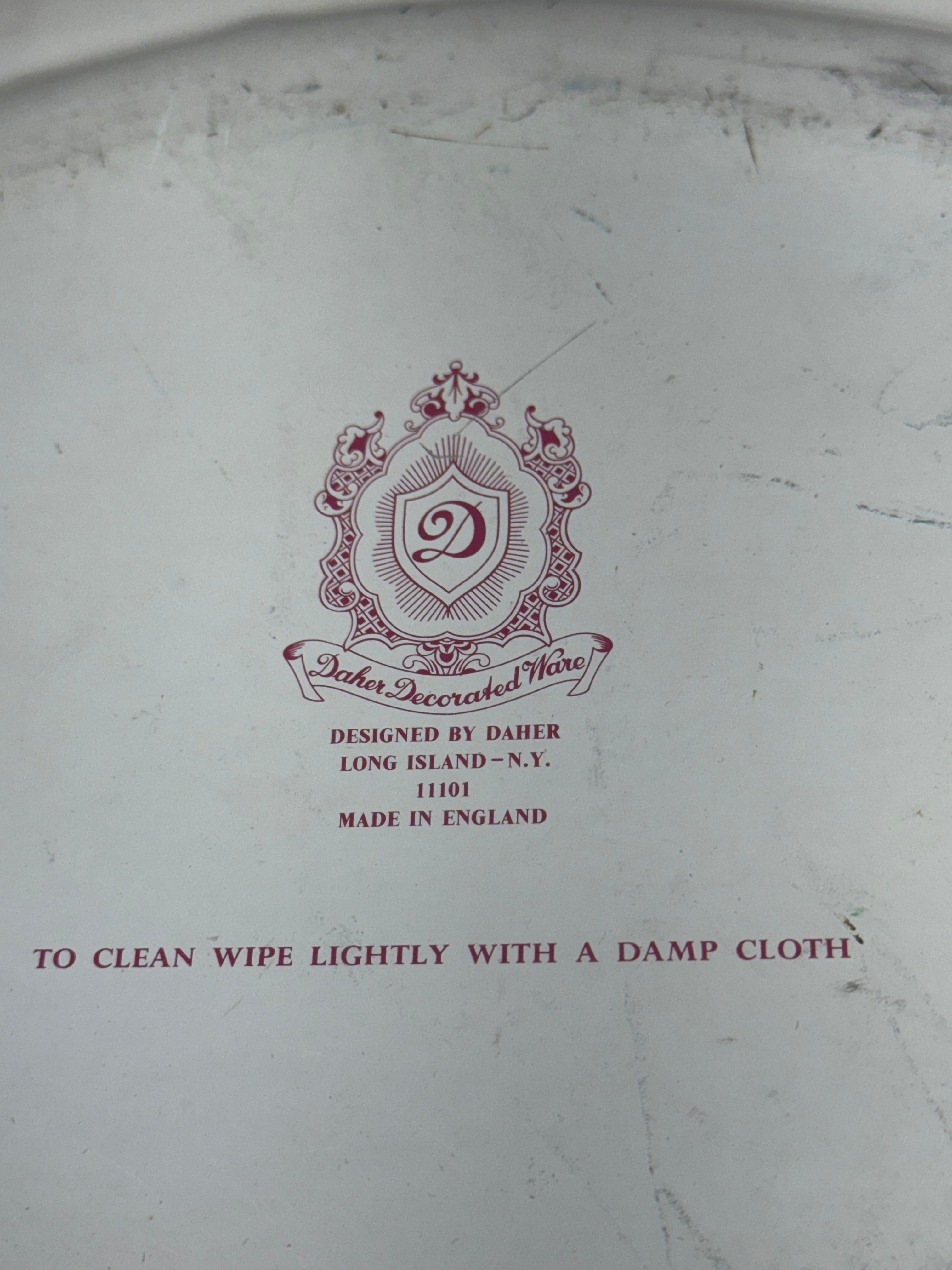 Vintage Daher Oval Tray